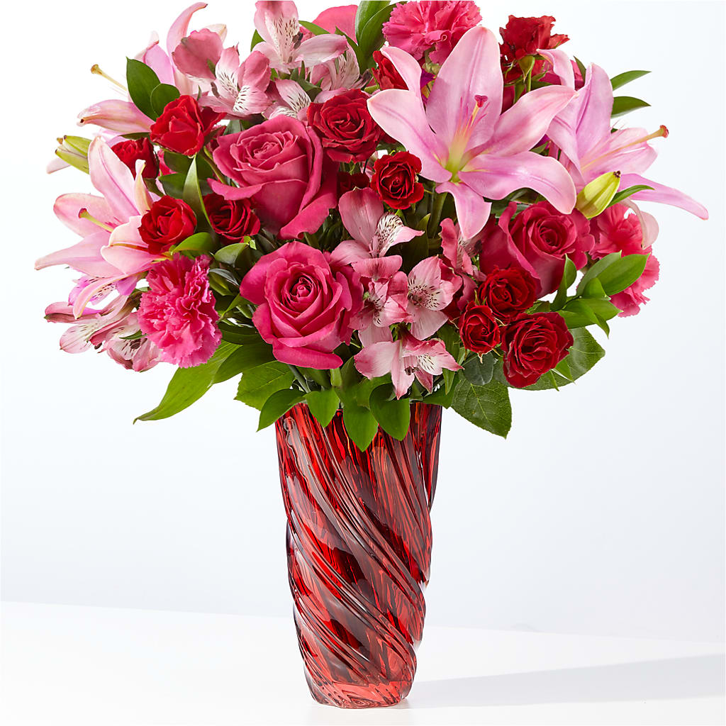 In Love Bouquet with Luxe Swirl Vase – SOBEY'S, Mississauga ON