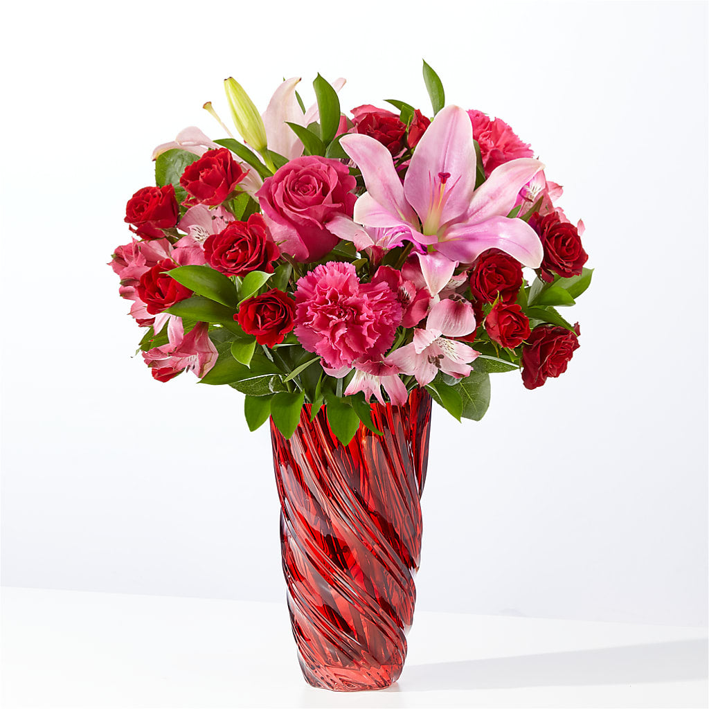 In Love Bouquet with Luxe Swirl Vase – SOBEY'S, Mississauga ON
