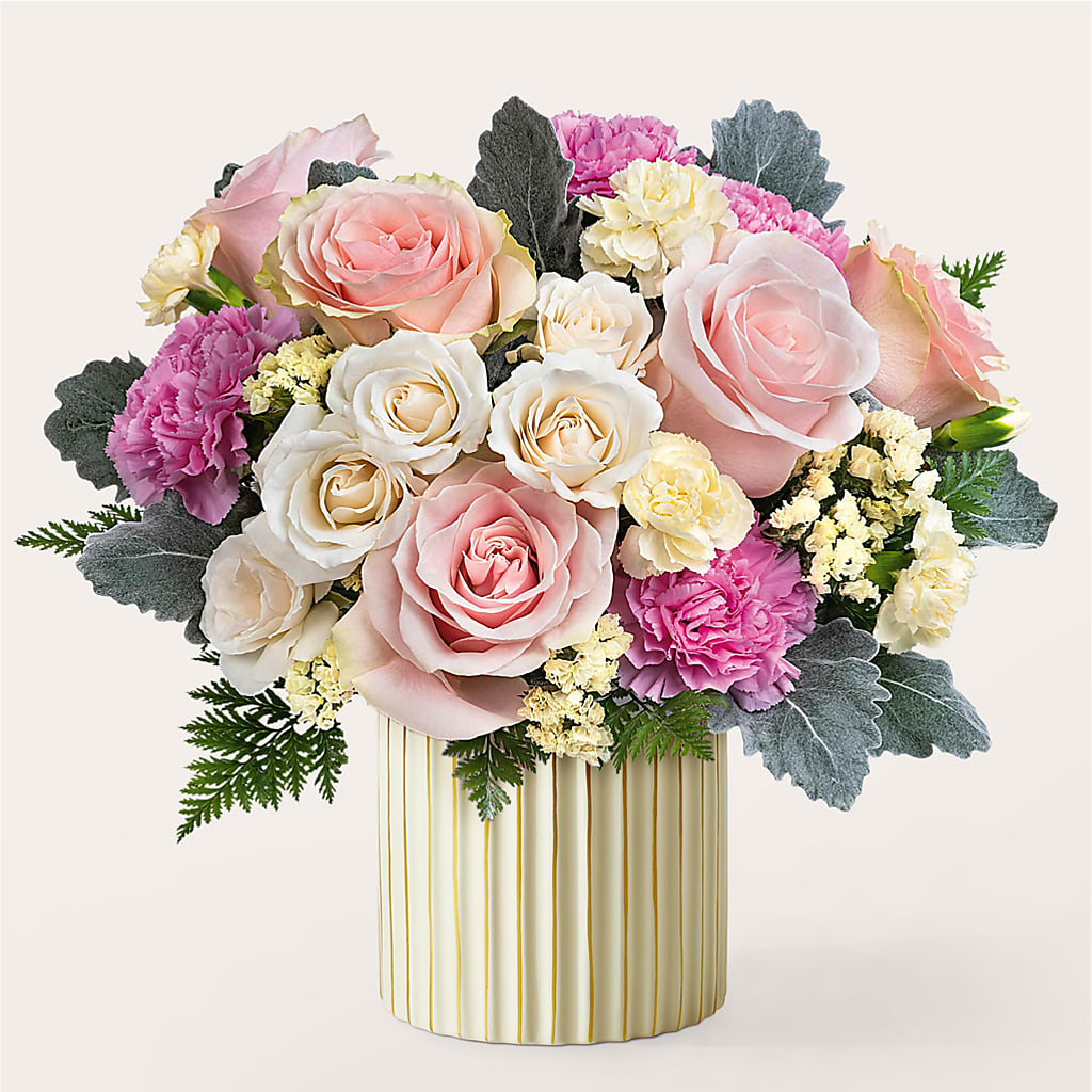 Blissful Moments Bouquet with Ivory Vase – SOBEY'S, Mississauga ON