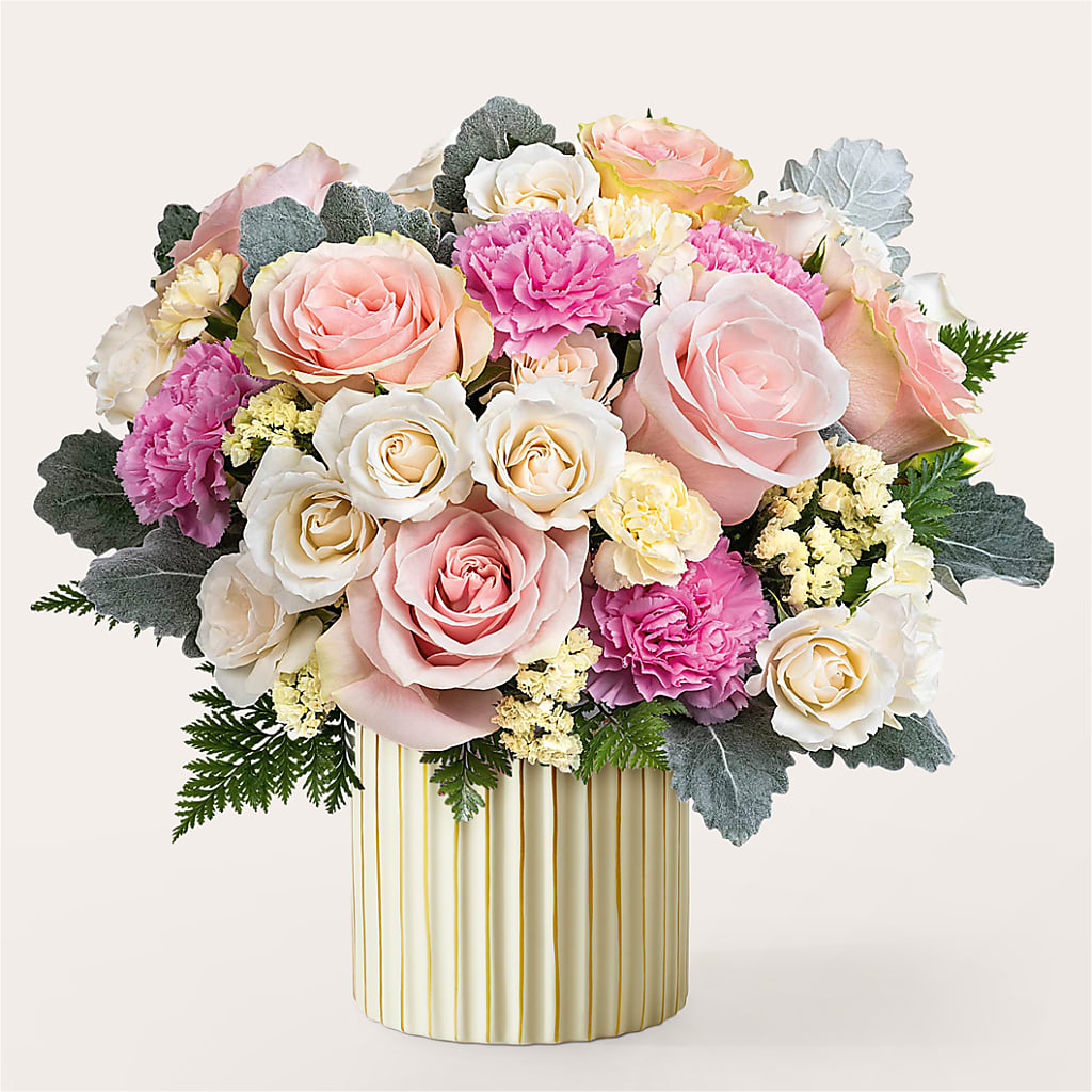 Blissful Moments Bouquet with Ivory Vase – SOBEY'S, Mississauga ON