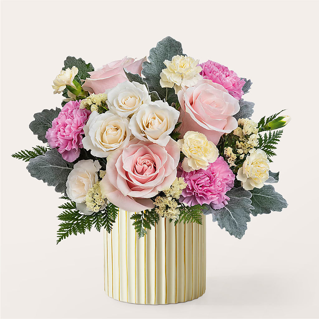 Blissful Moments Bouquet with Ivory Vase – SOBEY'S, Mississauga ON