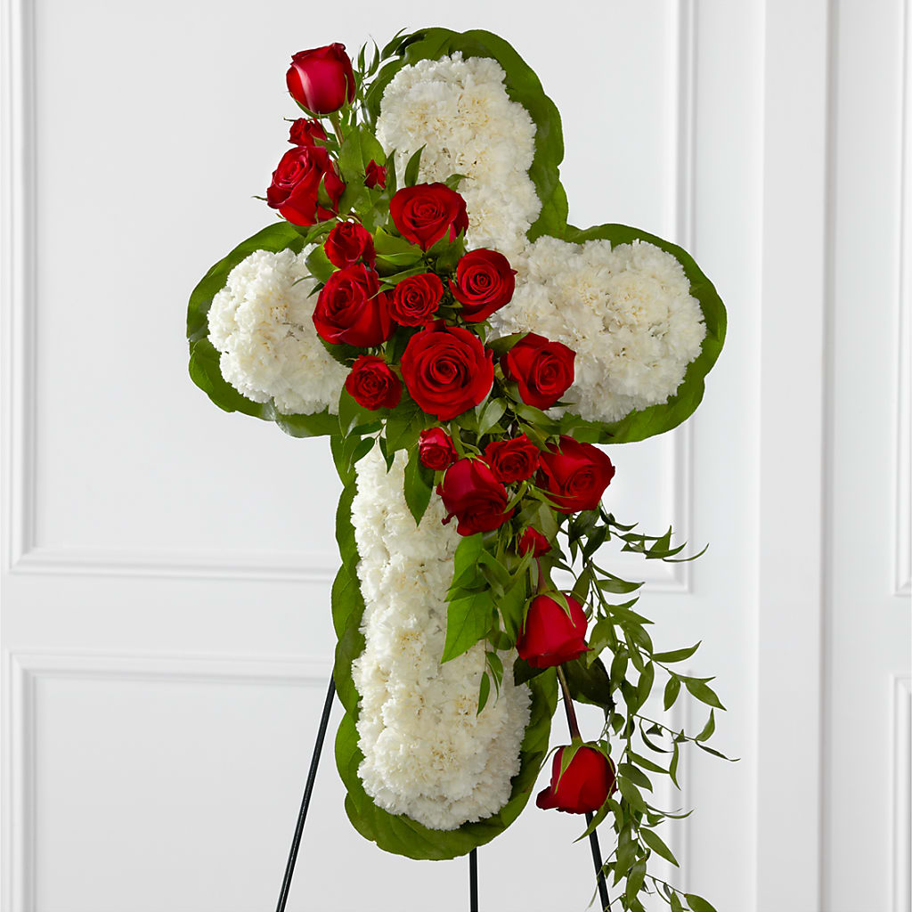 Floral Cross Easel – SOBEY'S, Mississauga ON