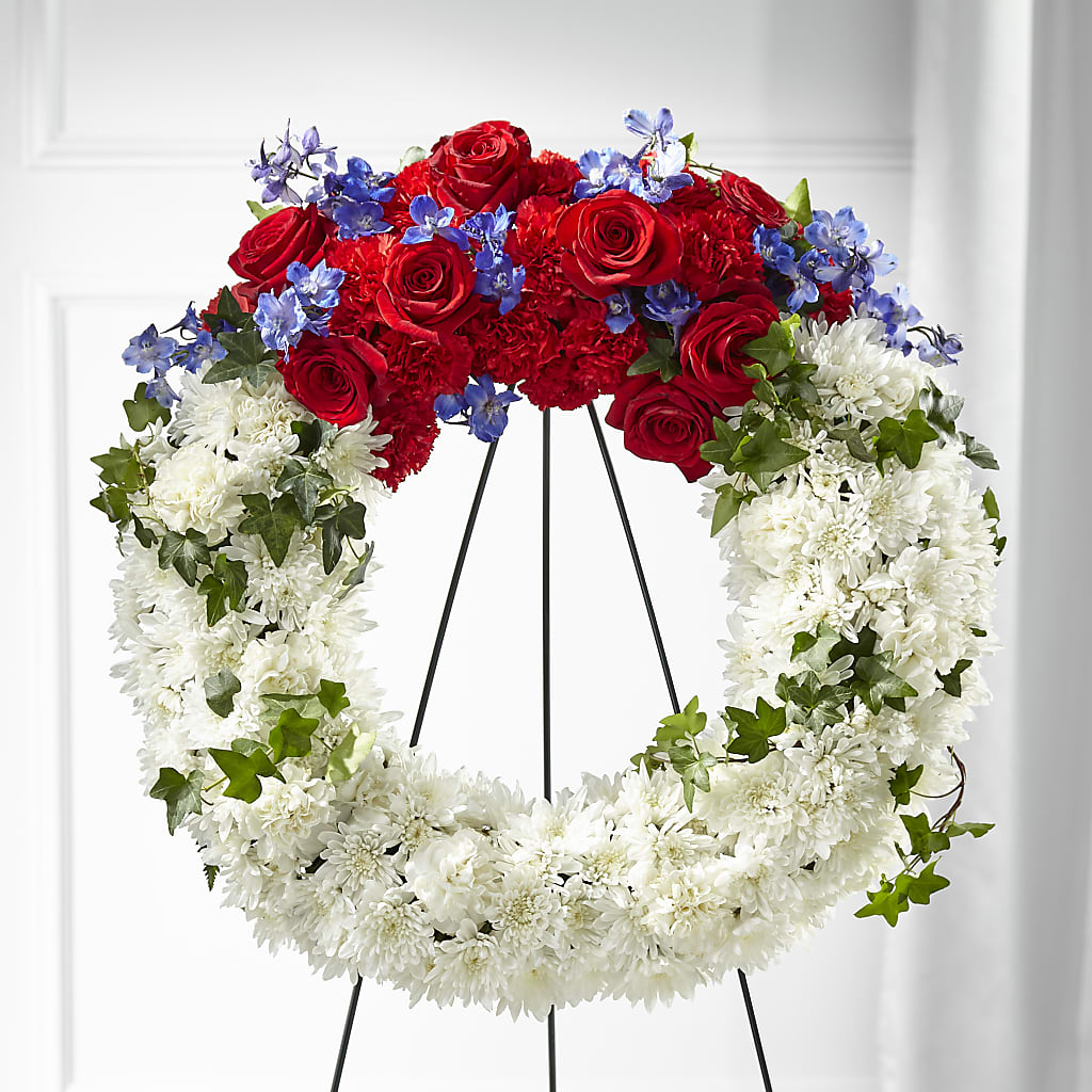 Patriotic Passion Wreath – SOBEY'S, Mississauga ON
