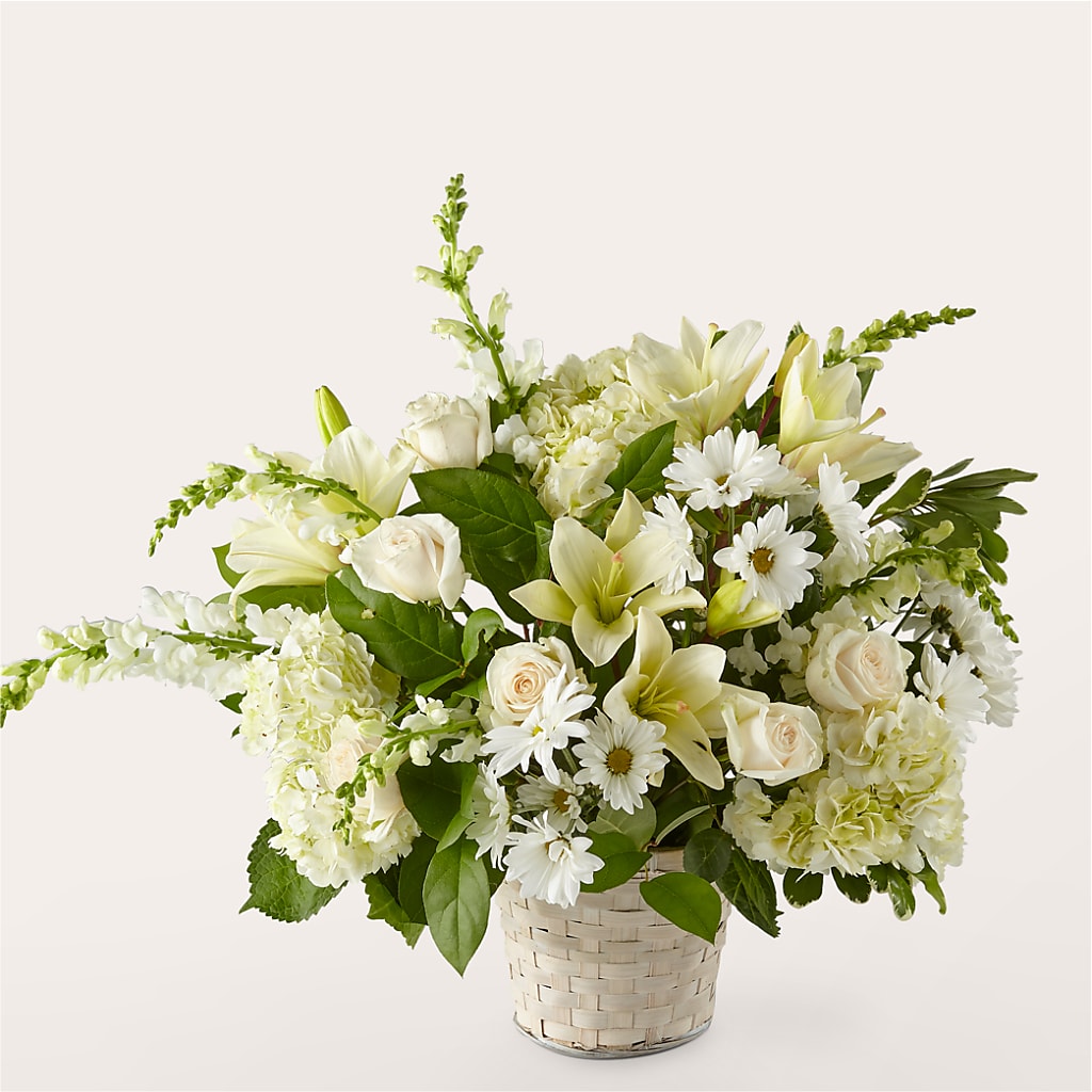 Ivory Elegance Floral Basket – SOBEY'S, Mississauga ON