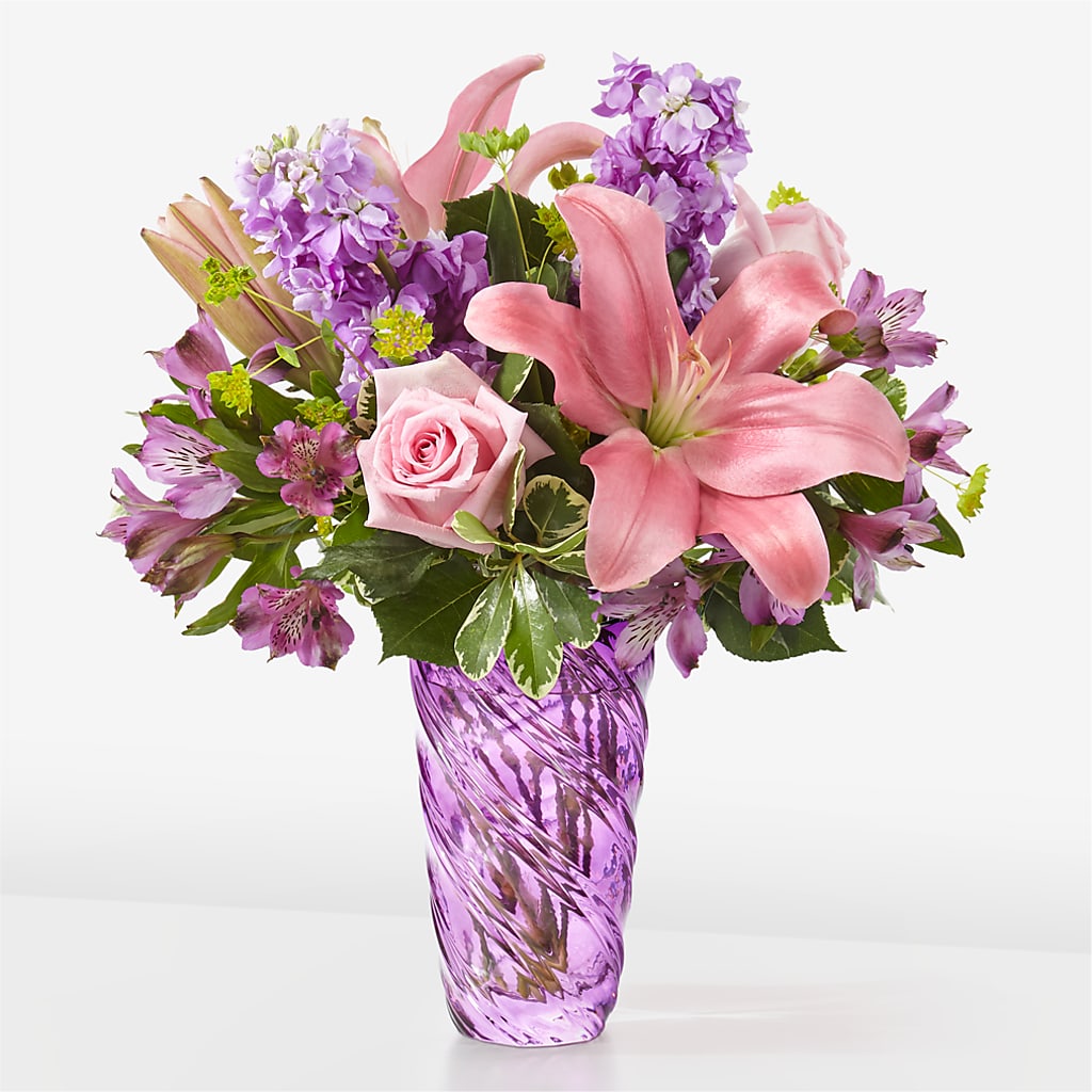 Precious Petals Bouquet with Luxe Swirl Vase – SOBEY'S, Mississauga ON