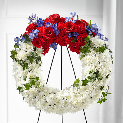 Patriotic Passion Wreath – SOBEY'S, Mississauga ON