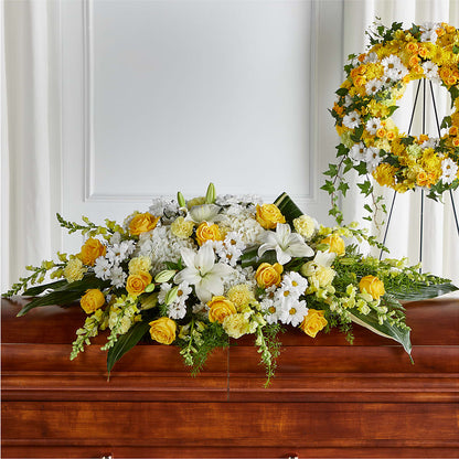 Golden Harmony Casket Spray – SOBEY'S, Mississauga ON