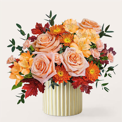 Spiced Latte Bouquet with Ivory Vase – SOBEY'S, Mississauga ON