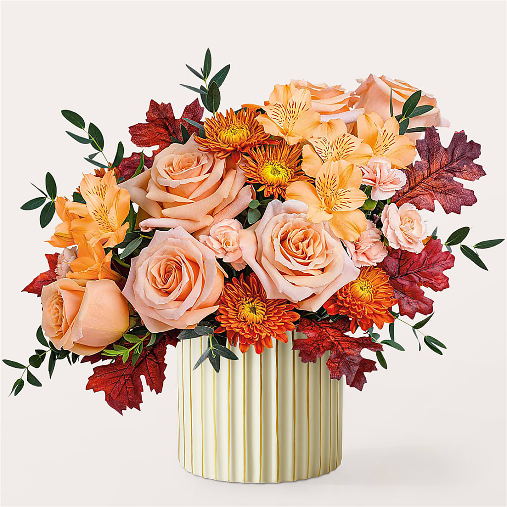 Spiced Latte Bouquet with Ivory Vase – SOBEY'S, Mississauga ON