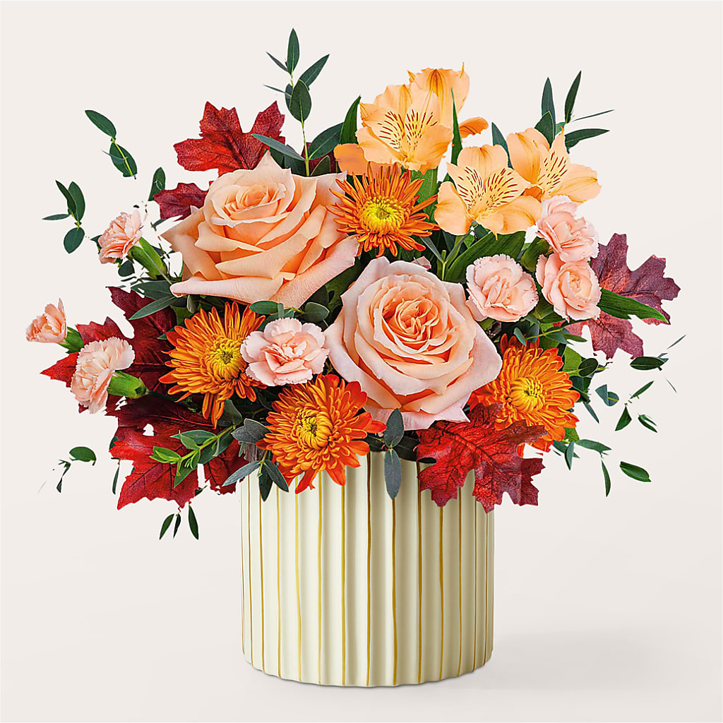Spiced Latte Bouquet with Ivory Vase – SOBEY'S, Mississauga ON