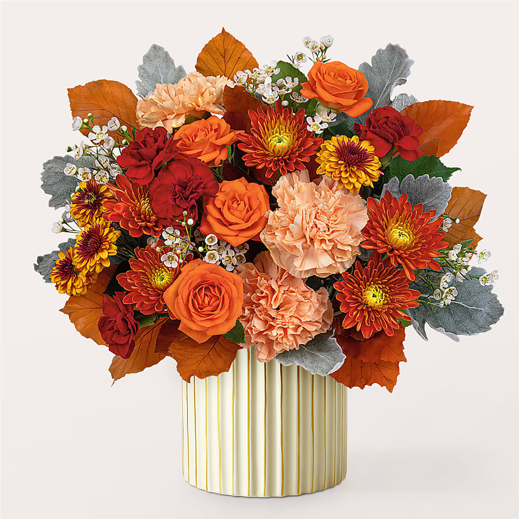 Merlot Bouquet with Ivory Vase – SOBEY'S, Mississauga ON